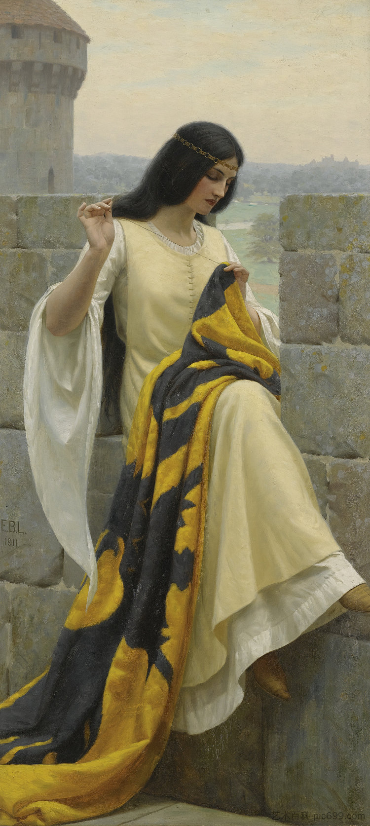 缝合标准 Stitching The Standard (1911),埃德蒙·布莱尔·莱顿