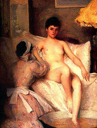 巴斯 The Bath (1892 - 1893)，埃德蒙·查尔斯·塔贝尔