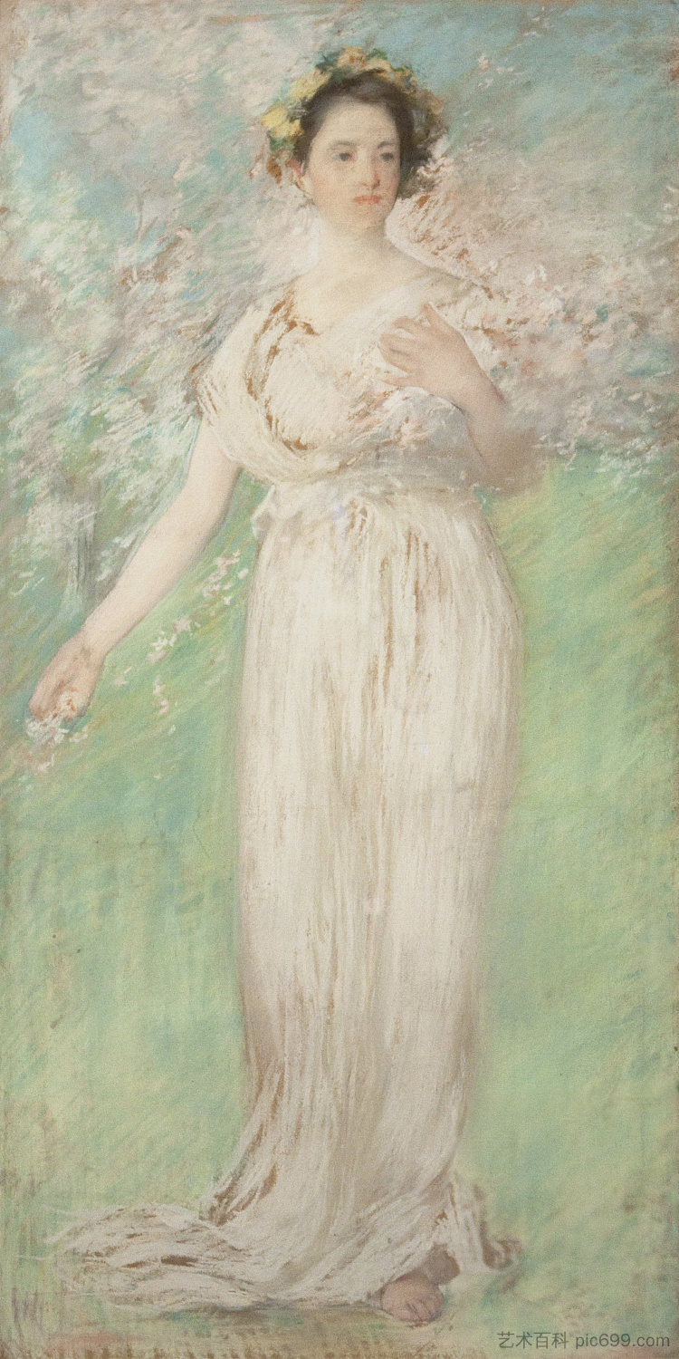春天的象征 The Symbol of Spring (1900),埃德蒙·查尔斯·塔贝尔
