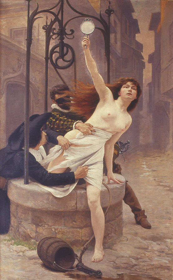 真相离开井 Truth Leaving the Well (1898)，爱德华·德巴·蓬桑