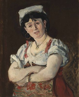意大利女人 The Italian woman (1860)，爱德华·马奈