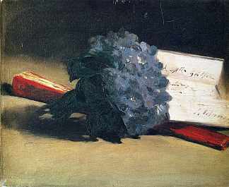 紫罗兰花束 Bouquet of violets (1872; Paris,France                     )，爱德华·马奈