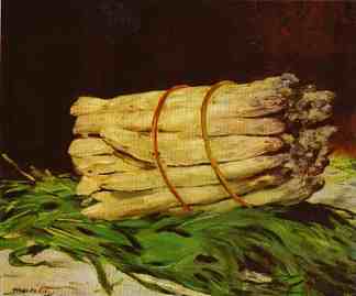 芦笋捆 Bundle of Asparagus (1880; Paris,France                     )，爱德华·马奈