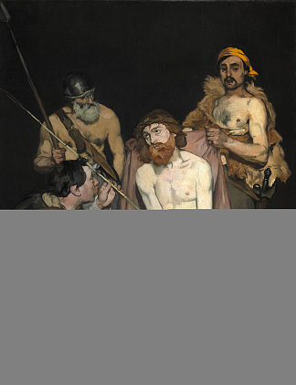 耶稣被士兵嘲笑 Jesus mocked by the Soldiers (1865; France                     )，爱德华·马奈