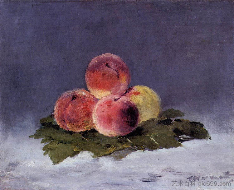 桃子 Peaches (1882; Paris,France  )，爱德华·马奈