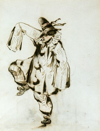 皮埃罗跳舞 Pierrot dancing (1849; Paris,France                     )，爱德华·马奈