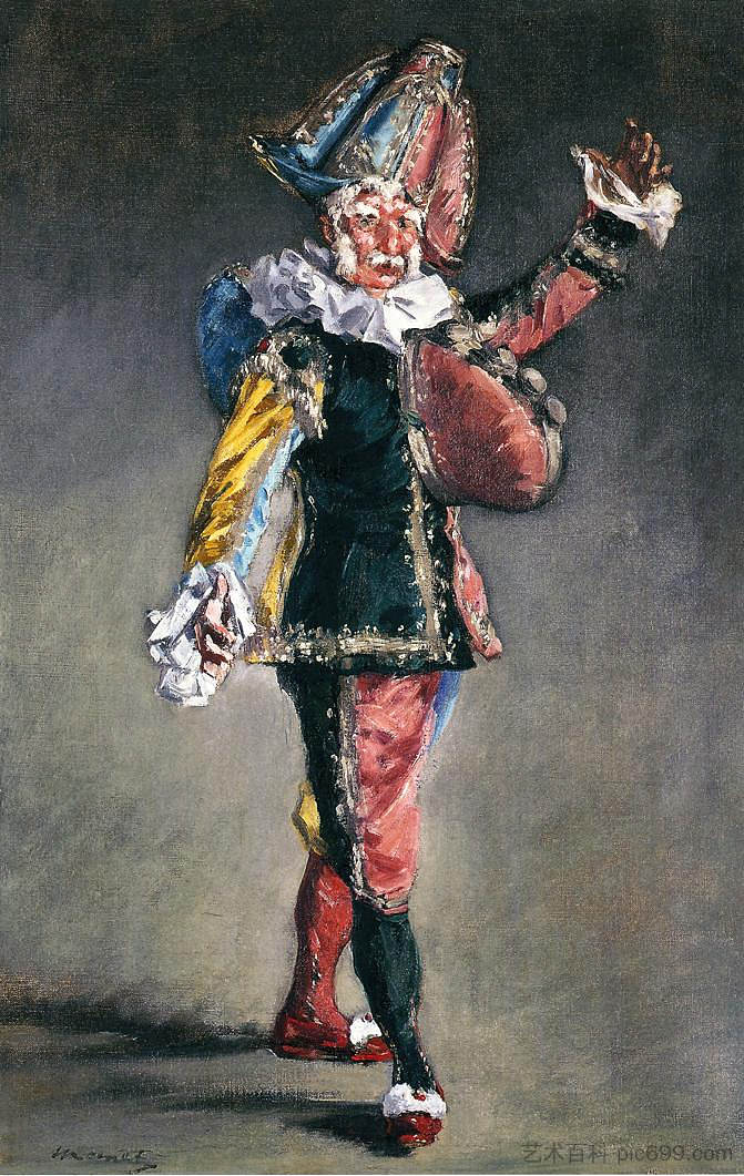 冲床 Polichinelle (1873; Paris,France ),爱德华·马奈