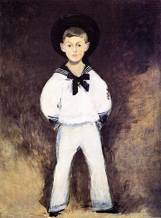 亨利·伯恩斯坦小时候的肖像 Portrait of Henry Bernstein as a Child (1881; Paris,France                     )，爱德华·马奈