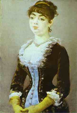 米歇尔-利维夫人的肖像 Portrait of madame Michel-Levy (1882; Paris,France                     )，爱德华·马奈