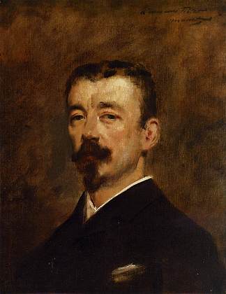 蒂莱先生的肖像 Portrait of Monsieur Tillet (c.1871; Paris,France                     )，爱德华·马奈