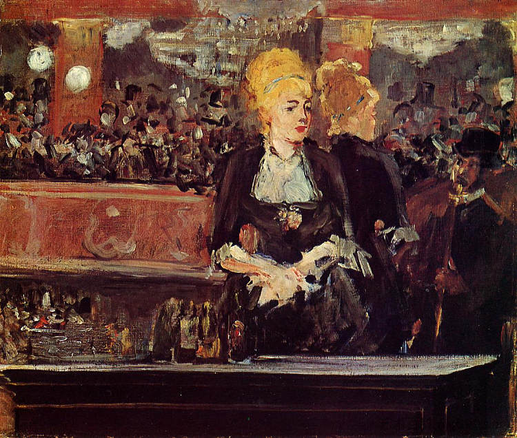 为“Folies-Bergere酒吧”学习 Study for "Bar at the Folies-Bergere" (1882; Paris,France ),爱德华·马奈