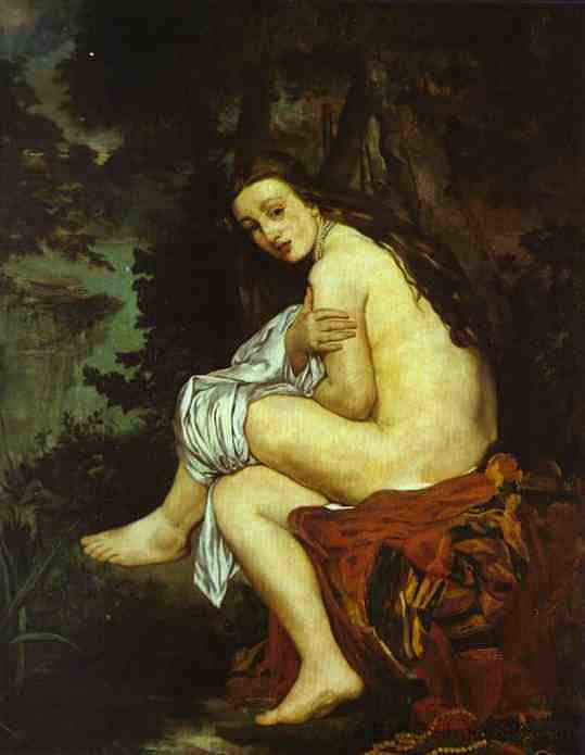 惊讶的仙女 Surprised Nymph (1861; Paris,France ),爱德华·马奈