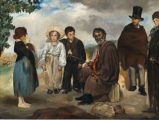 老音乐家 The old musician (1862; Paris,France                     )，爱德华·马奈