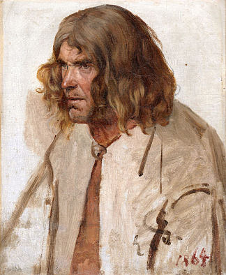 爱沙尼亚农民 Estonian peasant (1867)，爱德华·冯·格布哈特