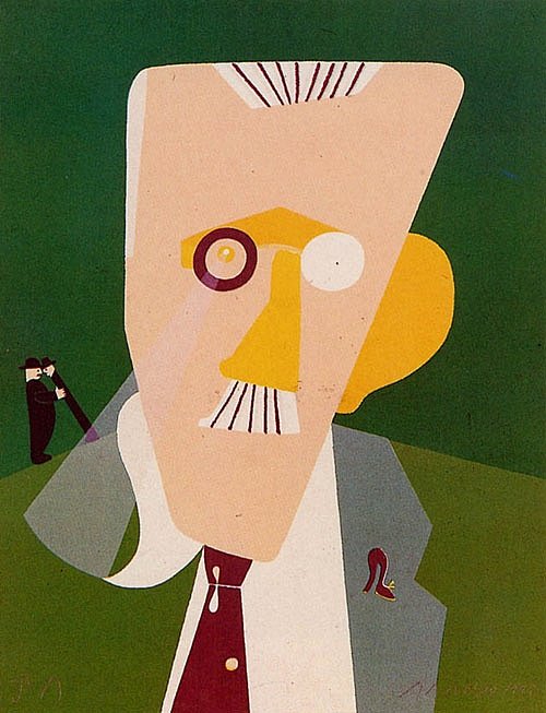 詹姆斯·乔伊斯的肖像 Portrait de James Joyce (1992)，爱德华多·阿罗约