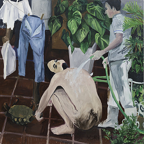 晾衣绳 Clothes line (2012)，爱德华多·柏林