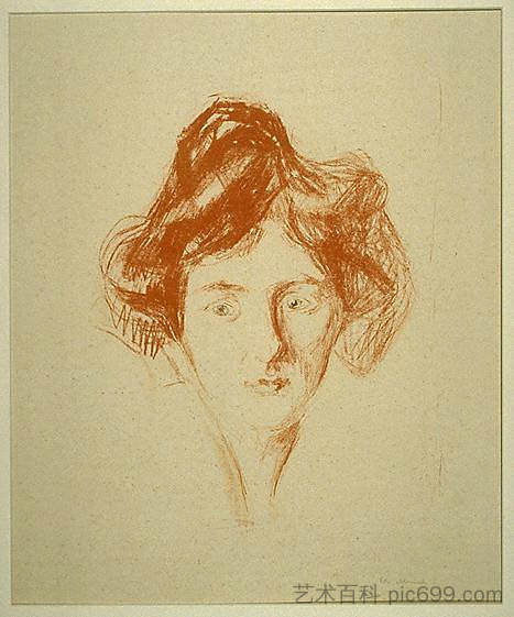 柏林女孩 Berlin Girl (1906),爱德华·蒙克