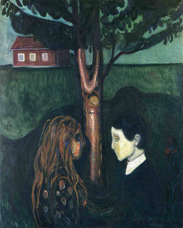 眼中眼 Eye in Eye (1894),爱德华·蒙克