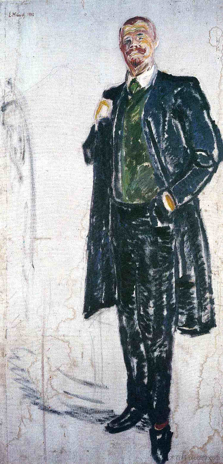 延斯·蒂斯 Jens Thiis (1909),爱德华·蒙克