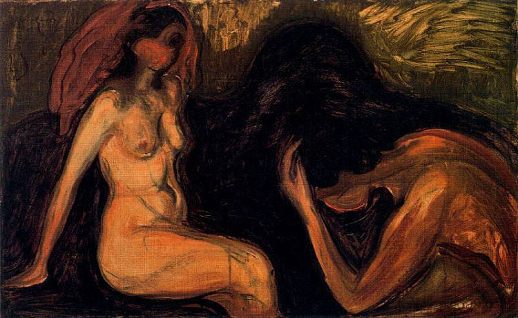 男人和女人 Man and Woman (1898),爱德华·蒙克