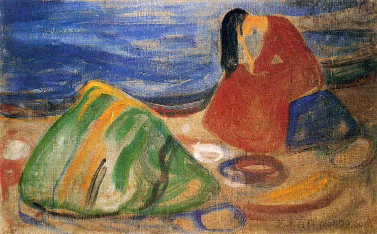 忧郁 Melancholy (1911),爱德华·蒙克