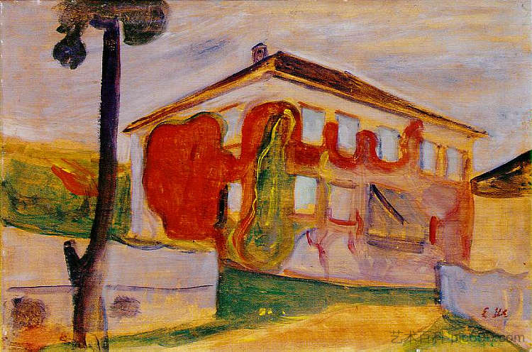 红色爬行者 Red Creeper (1900),爱德华·蒙克