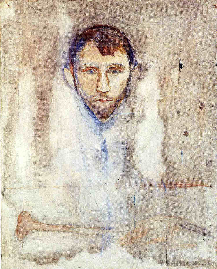 斯坦尼斯瓦夫·普日比谢夫斯基 Stanislaw Przybyszewski (1895),爱德华·蒙克
