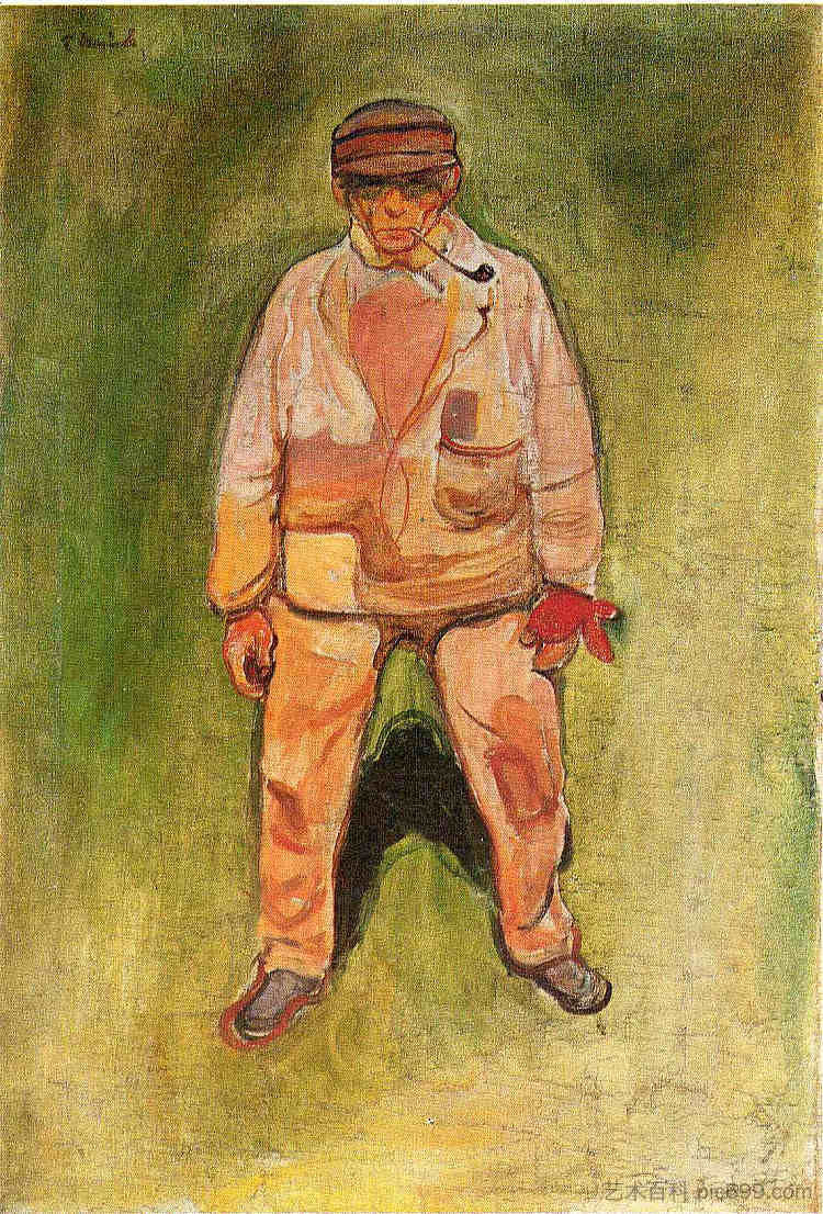 渔夫 The Fisherman (1902)，爱德华·蒙克