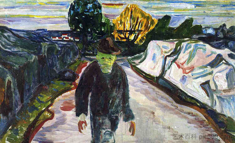 凶手 The Murderer (1910),爱德华·蒙克
