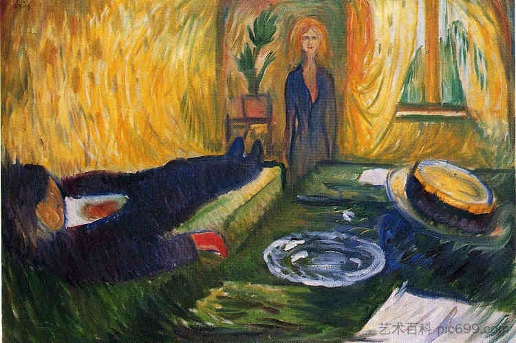 凶手 The Murderess (1906),爱德华·蒙克