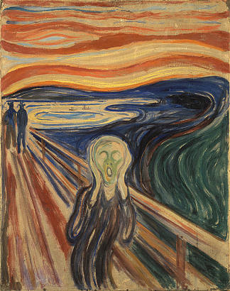 呐喊 The Scream (1910)，爱德华·蒙克