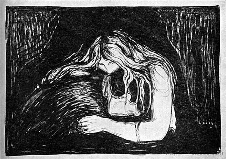 吸血鬼2 Vampire II (1895 - 1902),爱德华·蒙克