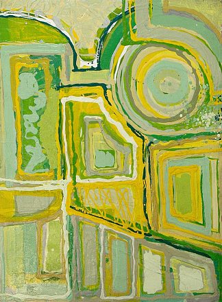 无题[黄色和绿色] Untitled [yellow and green] (1974)，爱德华·阿维迪西安