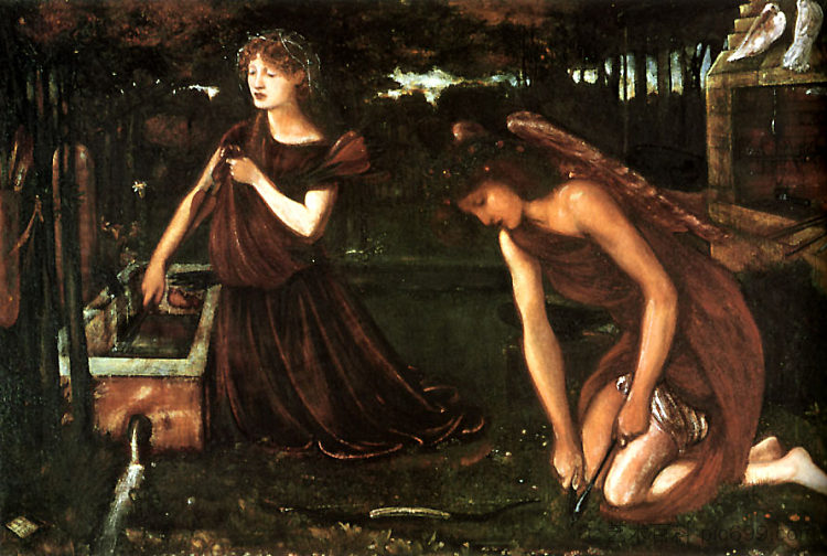 丘比特的熔炉 Cupid's Forge (1861),爱德华·伯尔尼·琼斯