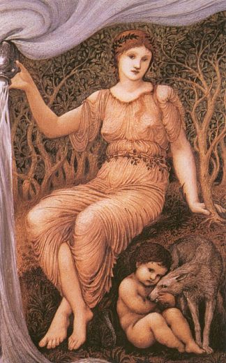 地球母亲 Earth Mother (1882)，爱德华·伯尔尼·琼斯