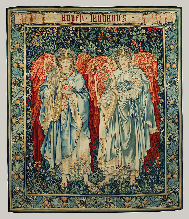 天使赞美 Angeli Laudantes (1898)，爱德华·伯尔尼·琼斯
