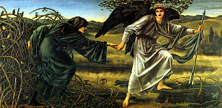 爱带领朝圣者 Love Leading The Pilgrim (1877 – 1896)，爱德华·伯尔尼·琼斯
