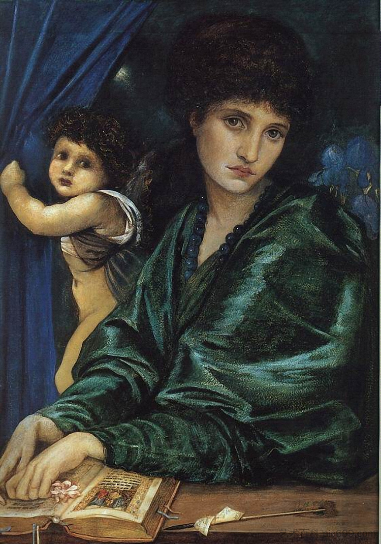 玛丽亚·赞巴科 Maria Zambaco (1870),爱德华·伯尔尼·琼斯
