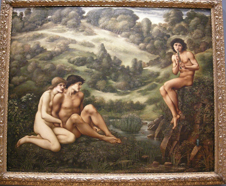 潘的花园 The Garden Of Pan (1886 - 1887),爱德华·伯尔尼·琼斯