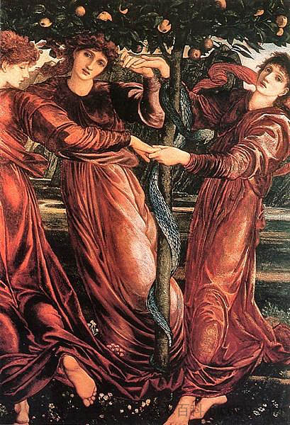 赫斯珀里得斯花园 The Garden Of The Hesperides (1870 - 1877),爱德华·伯尔尼·琼斯