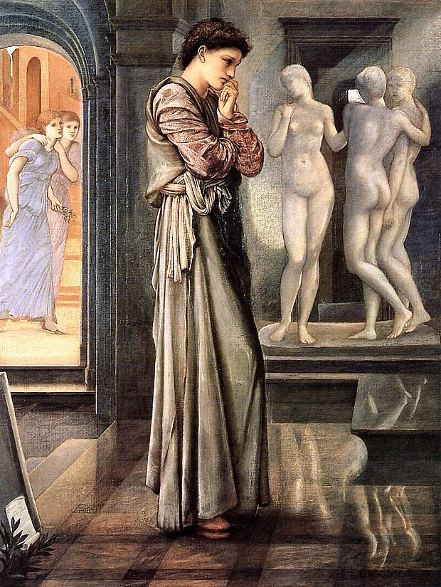皮格马利翁与形象I:内心的渴望 Pygmalion and the Image I: The Heart Desires (1875 - 1878),爱德华·伯尔尼·琼斯