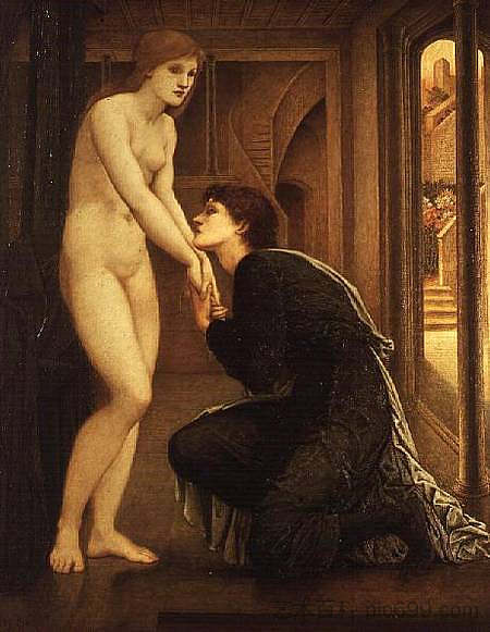 皮格马利翁与形象IV:灵魂获得 Pygmalion and the Image IV: The Soul Attains (1868 - 1869),爱德华·伯尔尼·琼斯