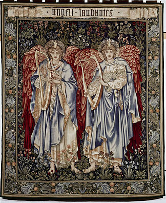 天使赞美 Angeli Laudantes (1894)，爱德华·伯尔尼·琼斯