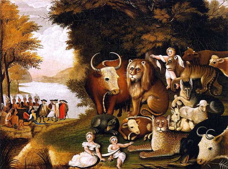和平王国 Peaceable Kingdom (1834),爱德华·希克斯