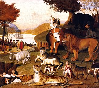 和平王国 Peaceable Kingdom (1848)，爱德华·希克斯