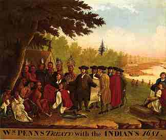 宾夕法尼亚条约 Penn’s Treaty (1847)，爱德华·希克斯