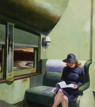 车厢车 Compartment Car (1938)，爱德华·霍普