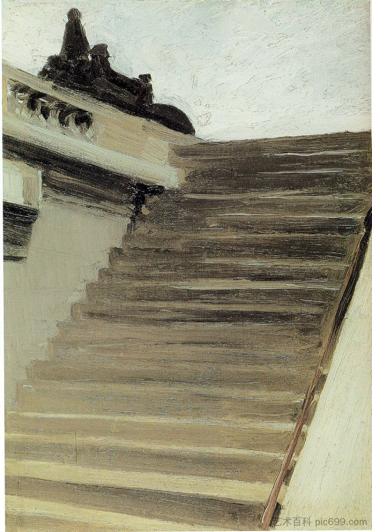 巴黎的步骤 Steps in Paris (1906)，爱德华·霍普