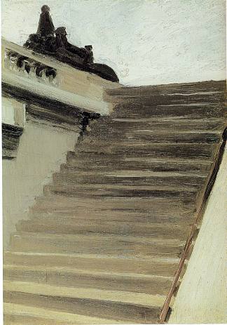 巴黎的步骤 Steps in Paris (1906)，爱德华·霍普