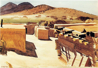 土坯之家 Adobe Houses (1925)，爱德华·霍普